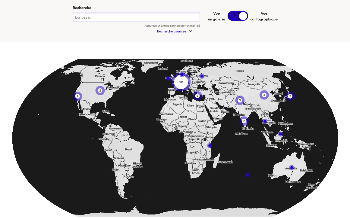 Cliquer sur l’image pour accéder à la carte des contributions du projet Histoires de nature