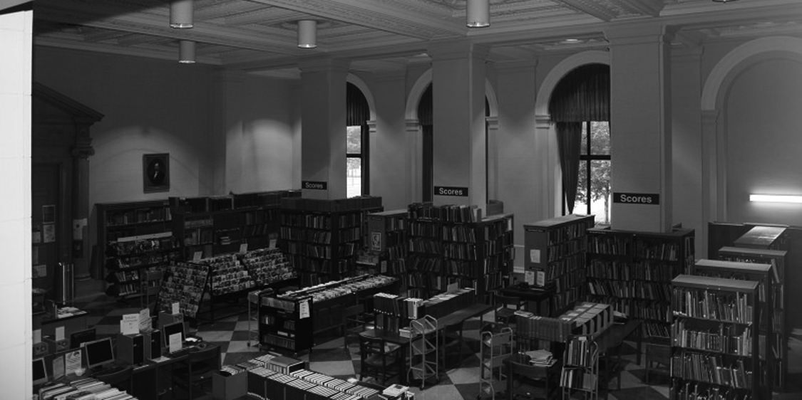 Salle de musique de l’actuelle Free Library de Philadelphie.